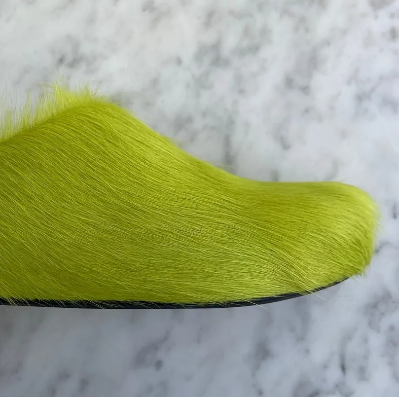 Marni Calfskin Fussbett Sabot Mule — QC