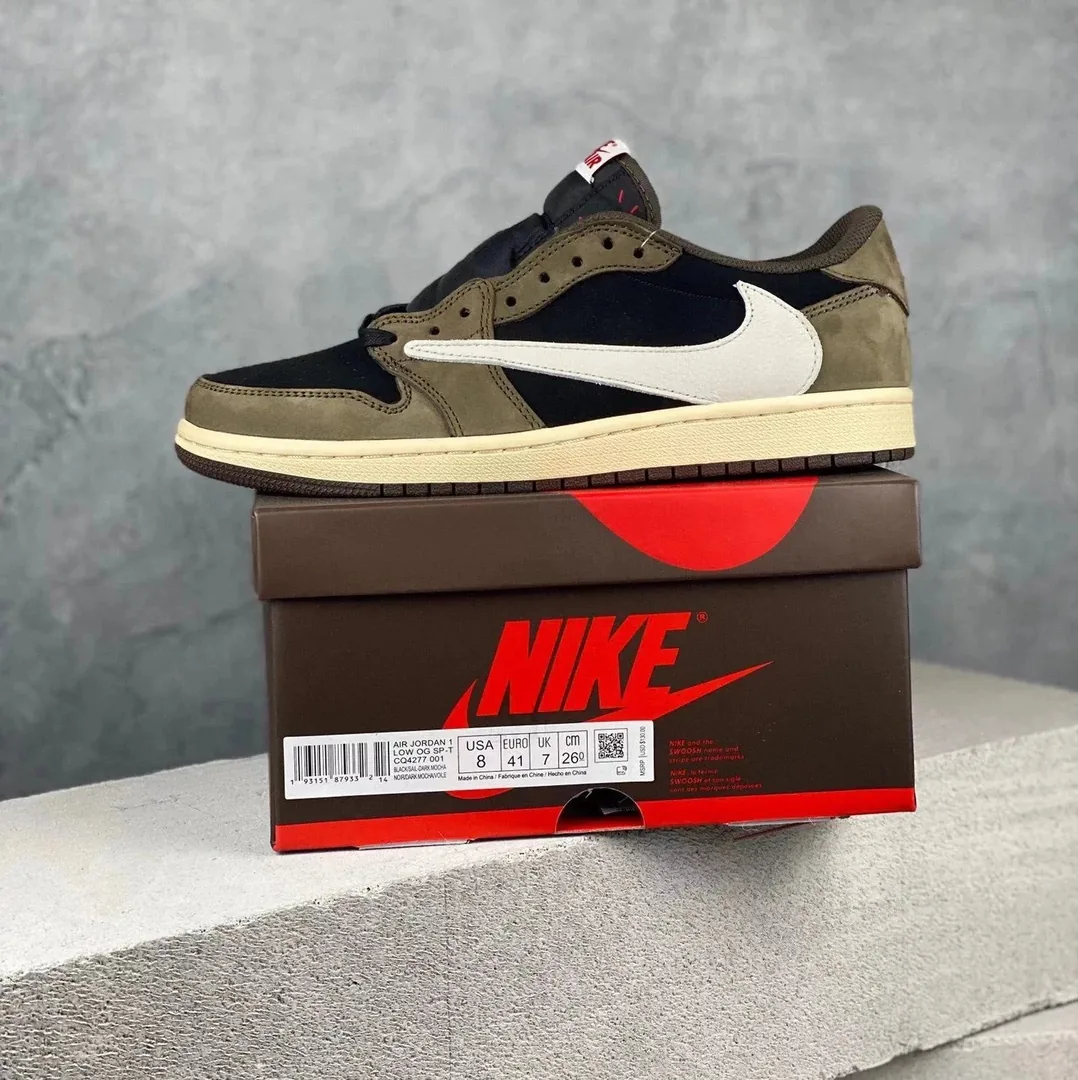 Jordan 1 Low Travis Scott Top Basketball Shoes — photo 10