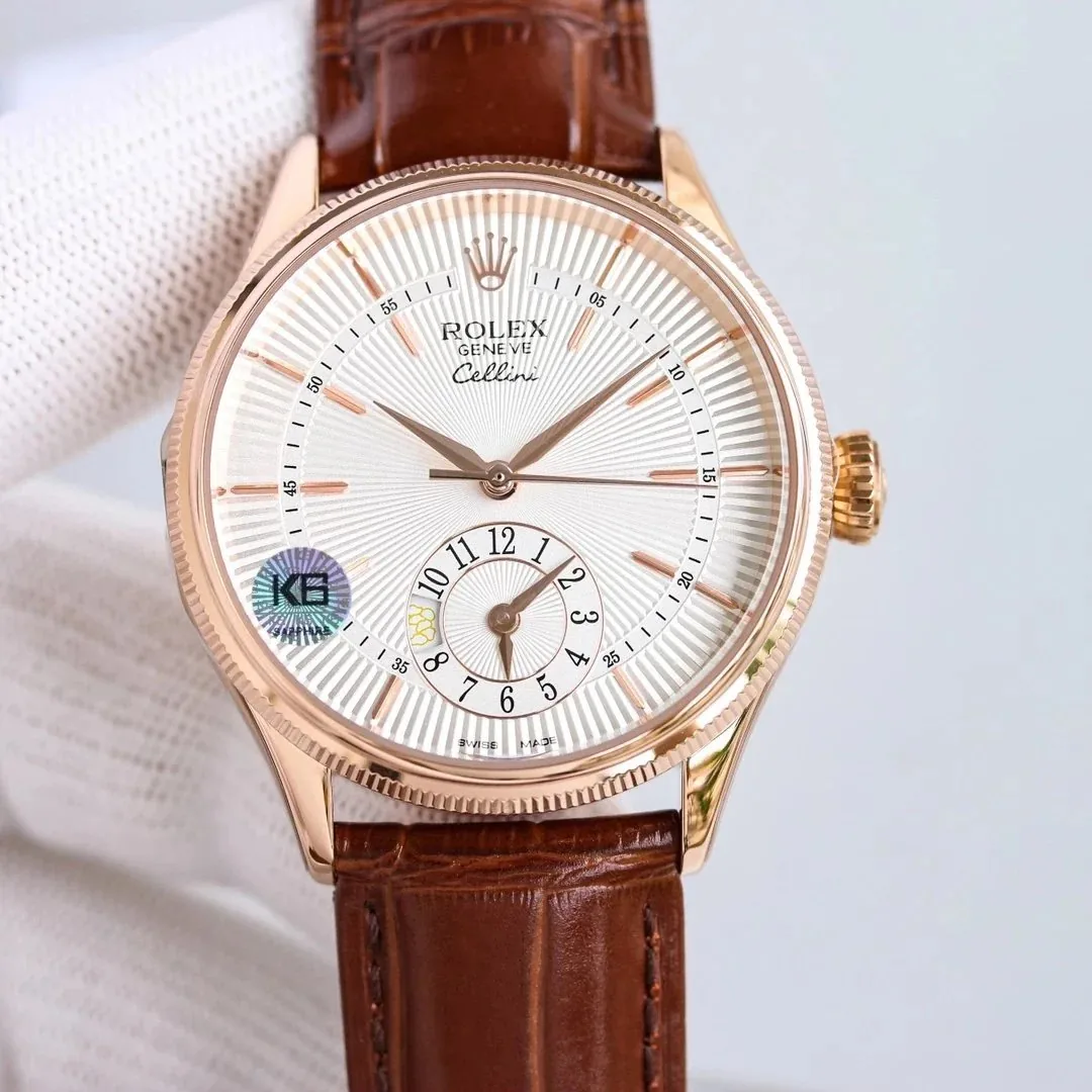 Rolex Cellini Leather Strap Watch — photo 5