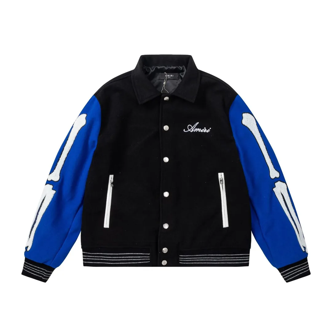 Amiri Embroidered Baseball Jacket — Photo 6