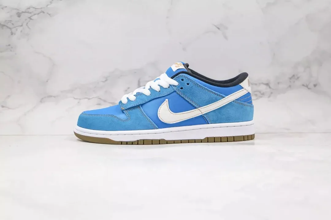 Nike SB Dunk Low Blue Chun-Li Print Sneakers — QC