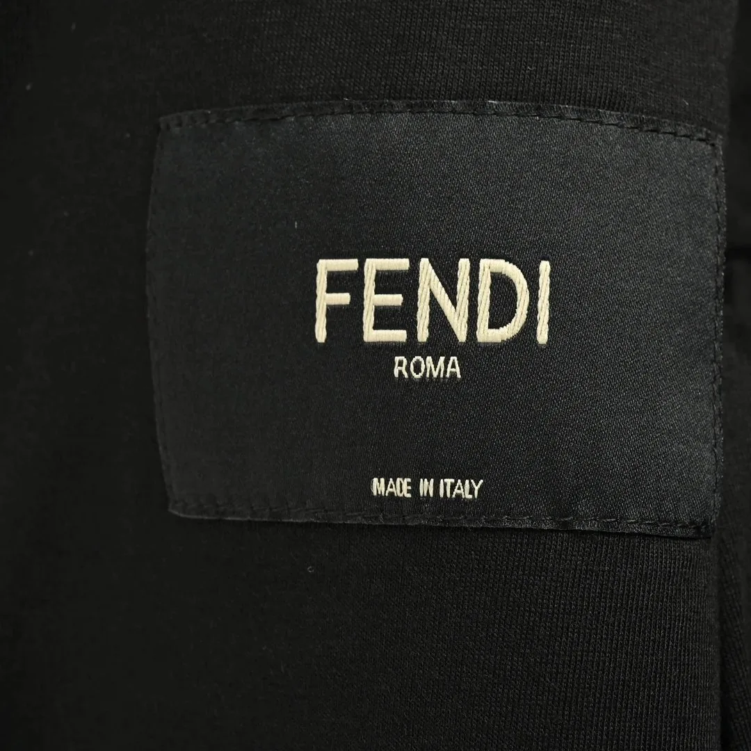 Fendi Flocked Monogram Hooded Jacket — Photo 9