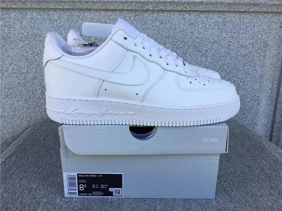 Nike Air Force 1 Black Skate Shoes — QC