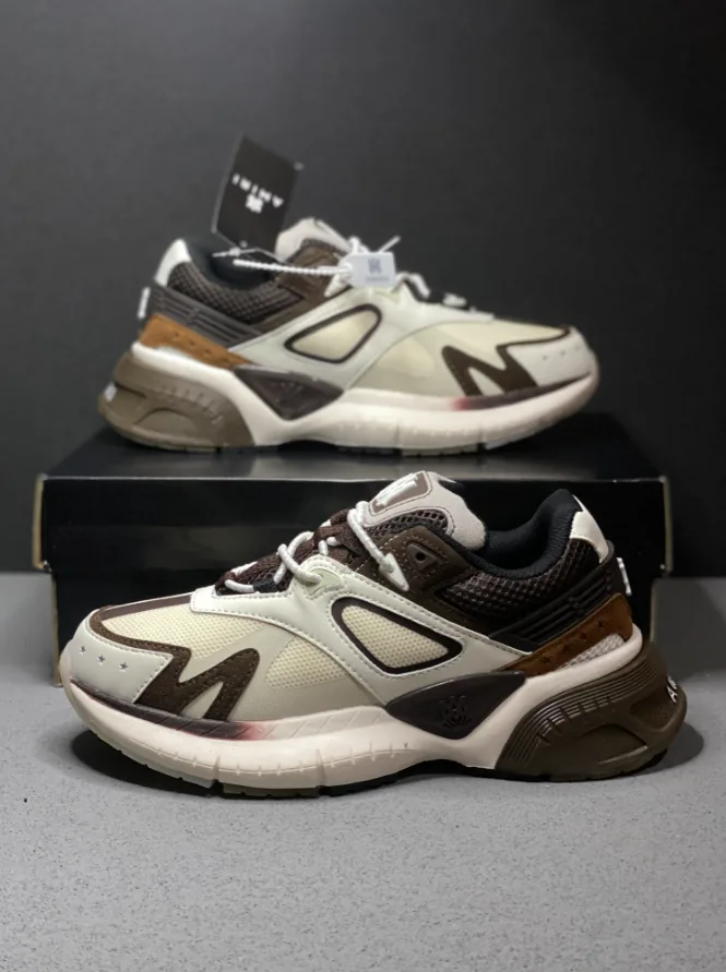New Balance NB 9060 White Grey Lace-Up Trainers — Photo 14