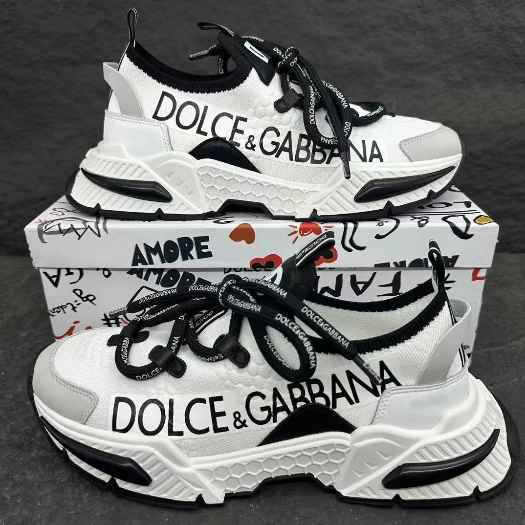Dolce & Gabbana & Grey Sneakers — Photo 12