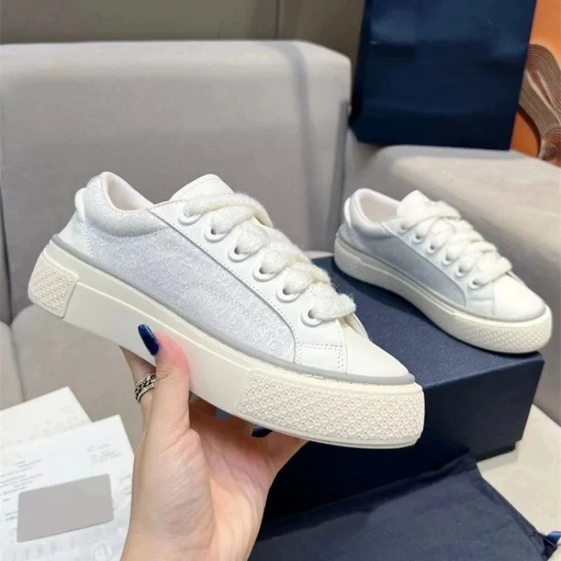Dior Walk'n'Dior Walk'n' B33 Grey White Sneakers — QC