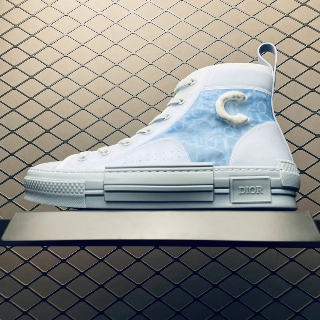 Dior B23 White B-23 Low-Top Sneakers — QC