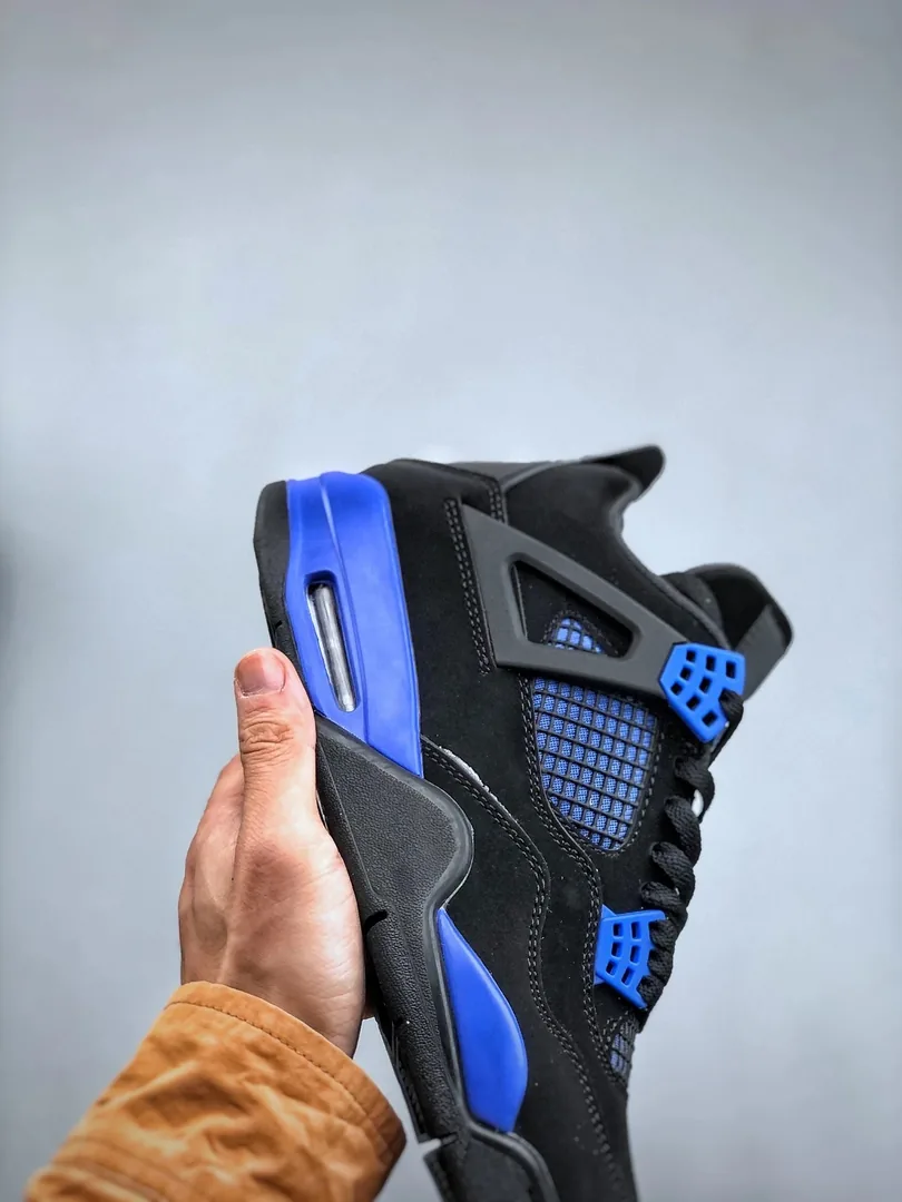 Air Jordan 4 Black Military Blue — photo 6