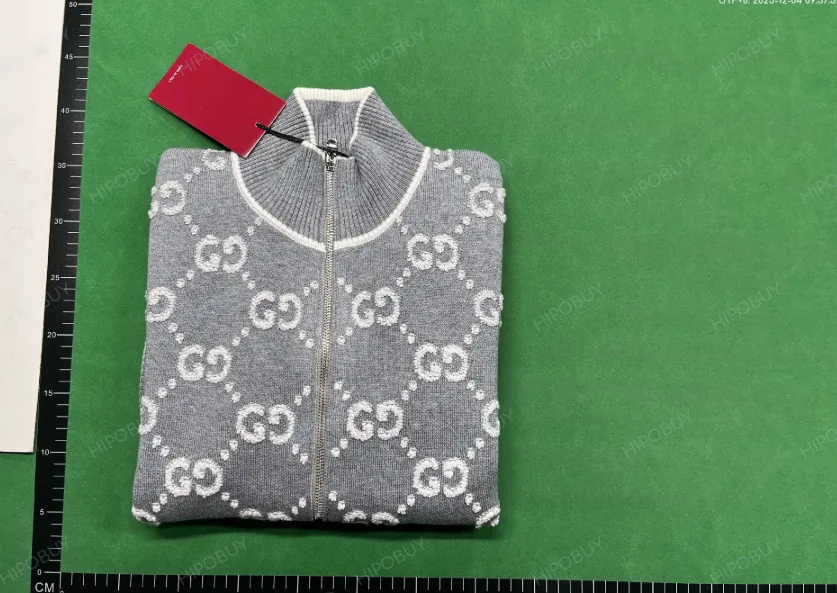 Jacquard Cotton Sweater — Photo 13