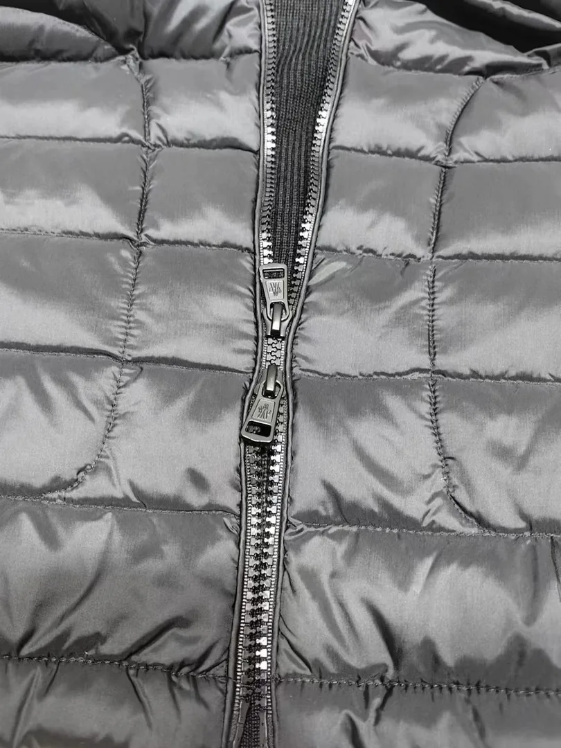 Quilted Zip Knit Cardigan — QC