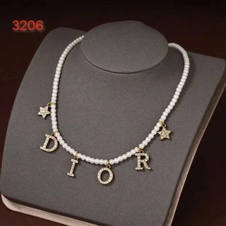 Pearl Letter Necklace — photo 2