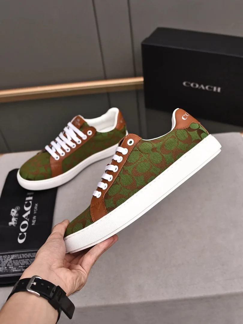 Coach Low-Top Lace-Up Sneakers — Photo 12