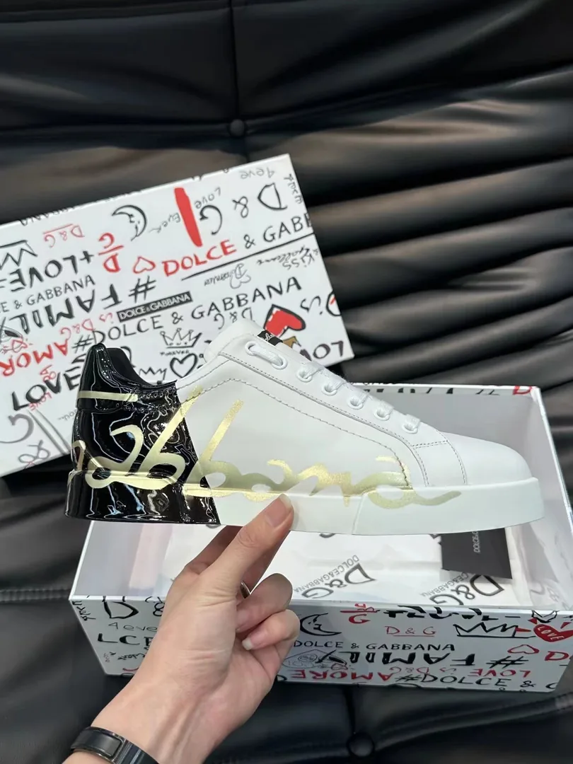 Dolce & Gabbana Portofino & Multicolor Graffiti Sneakers — QC