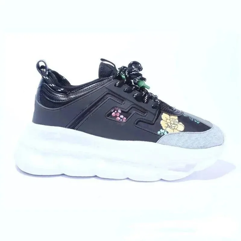Versace Chain Reaction Blue Low-Top Trainers — photo 7