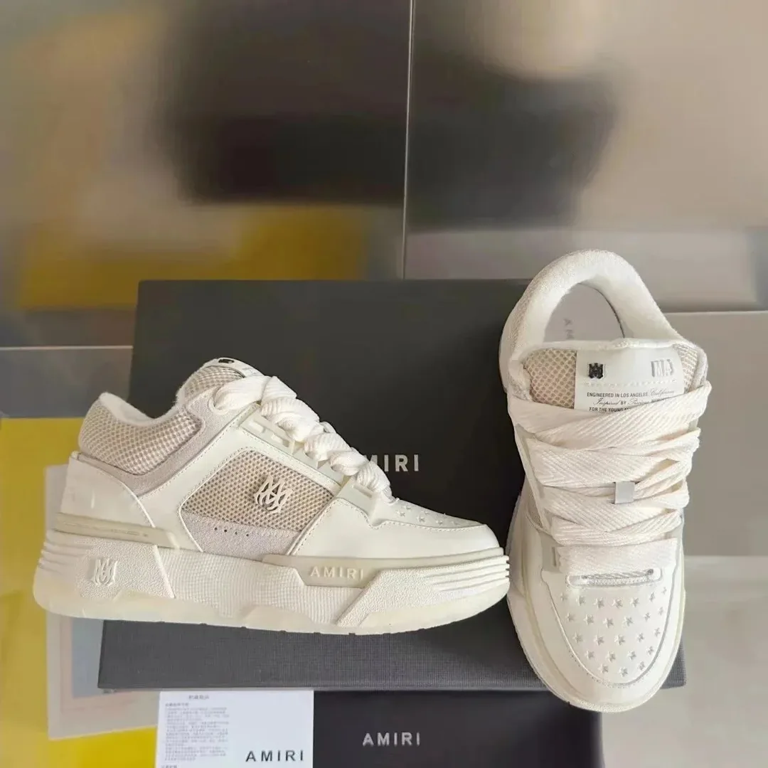 Amiri MA-1 Grey White Trainers — QC