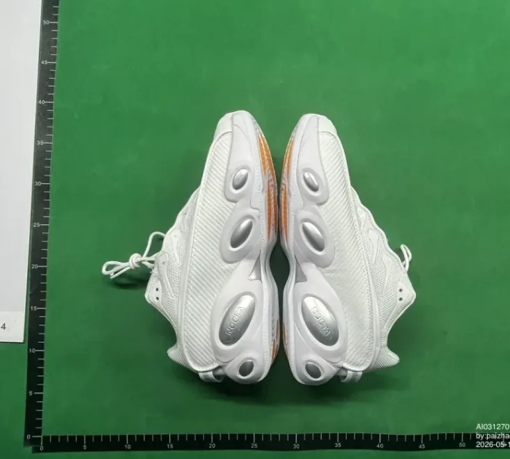 Nike White Grey Glide Basketball Shoes — QC