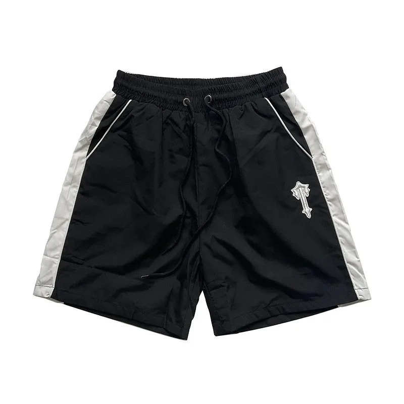 Letter Embroidered Shorts — QC
