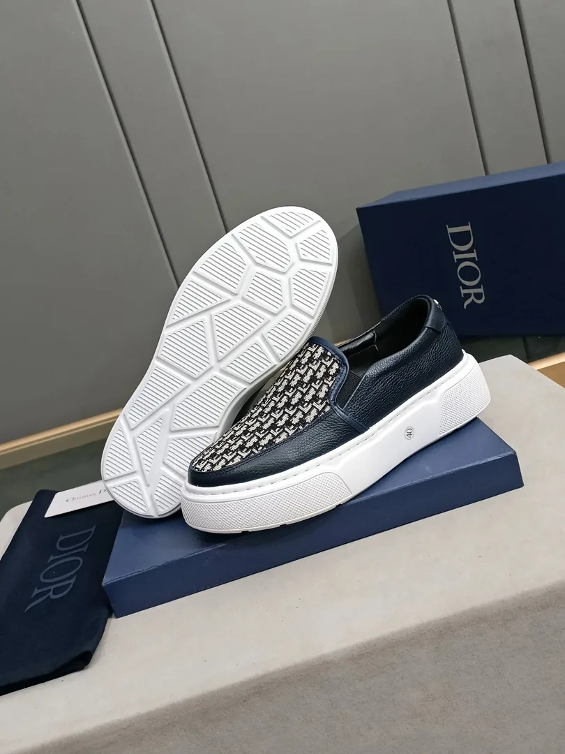 Dior Navy White Sneakers — QC