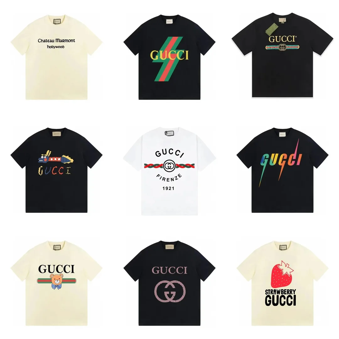 Gucci Logo Print T-Shirt Collection