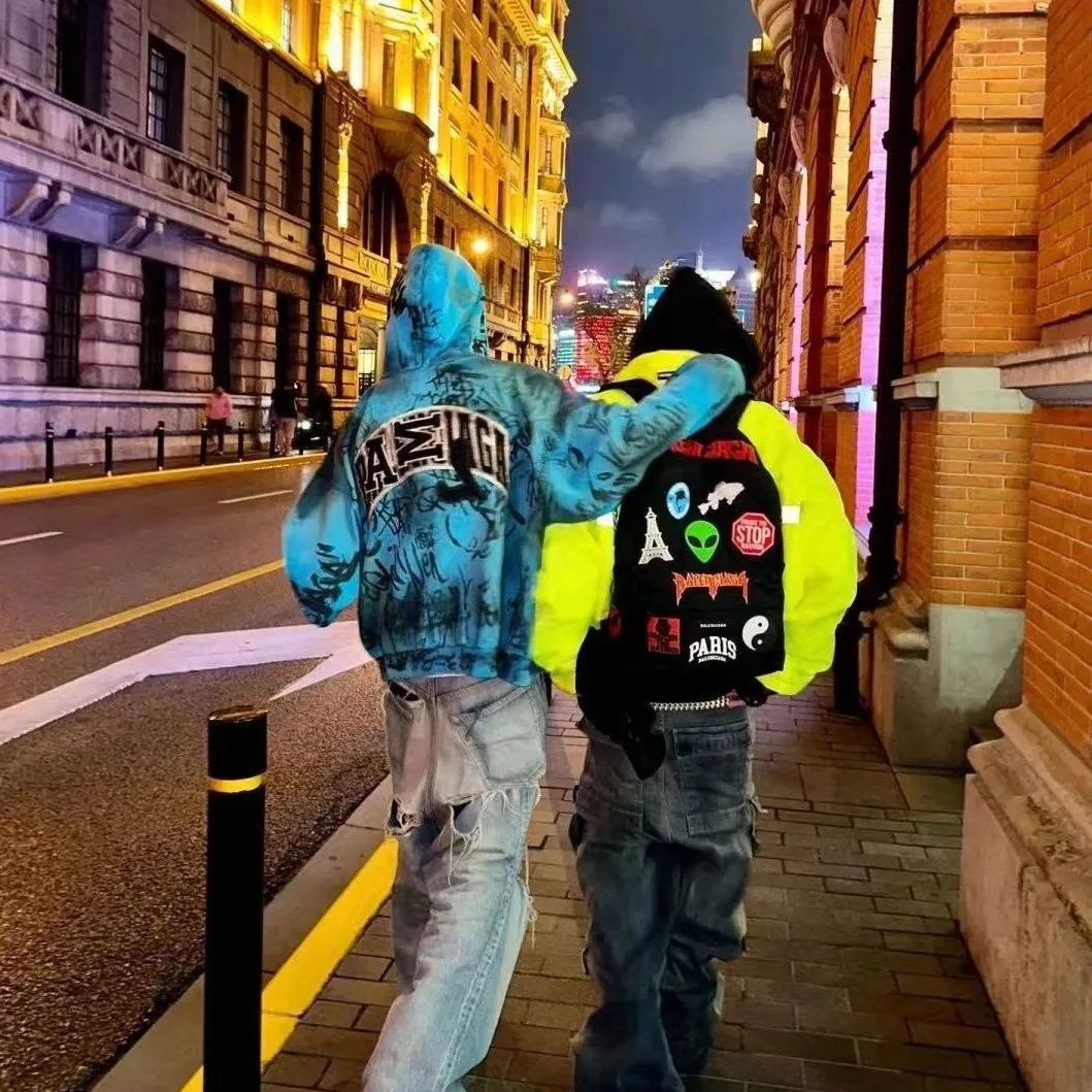 Explorer Alien Logo Graffiti Backpack — photo 2