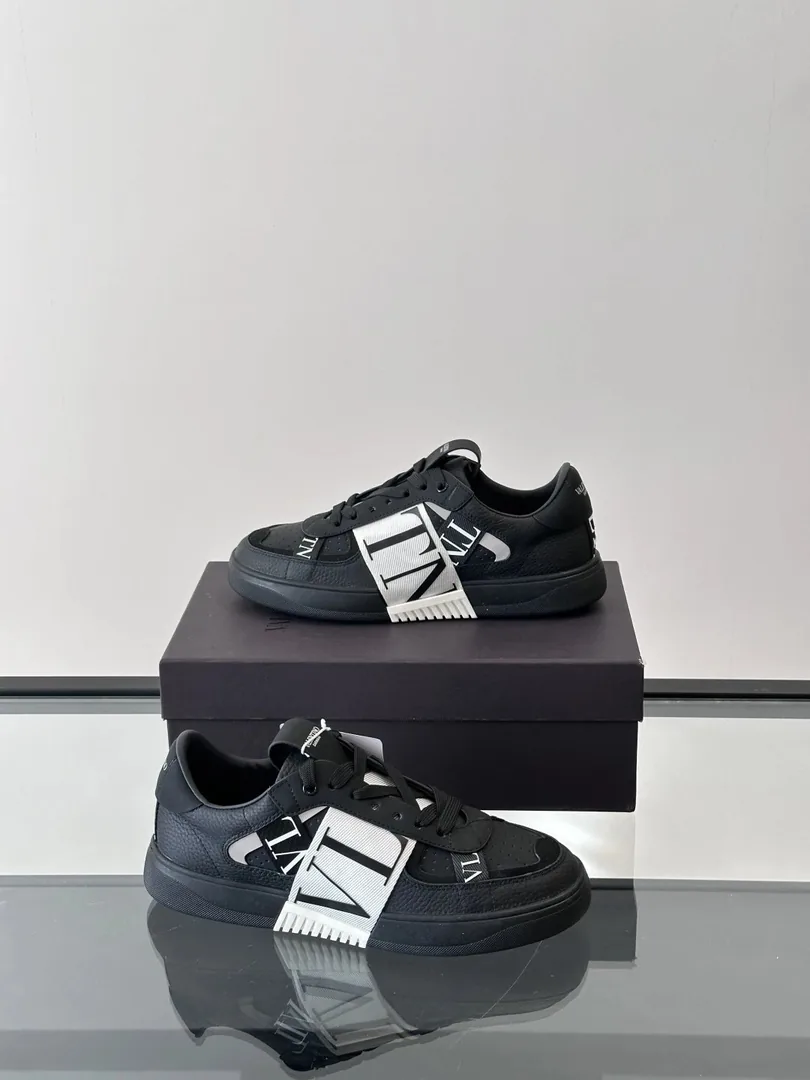 Valentino VL7N Grey Leather Loafers — Photo 4