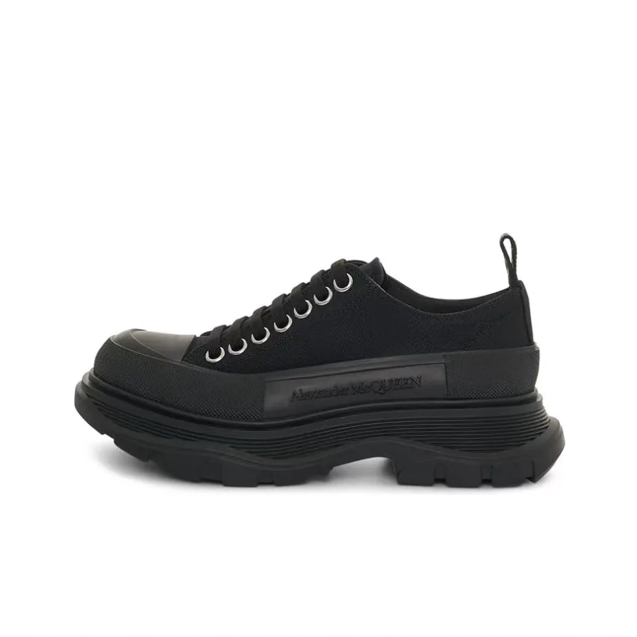 Alexander McQueen Tread Slick Platform Canvas Sneaker Collection — QC