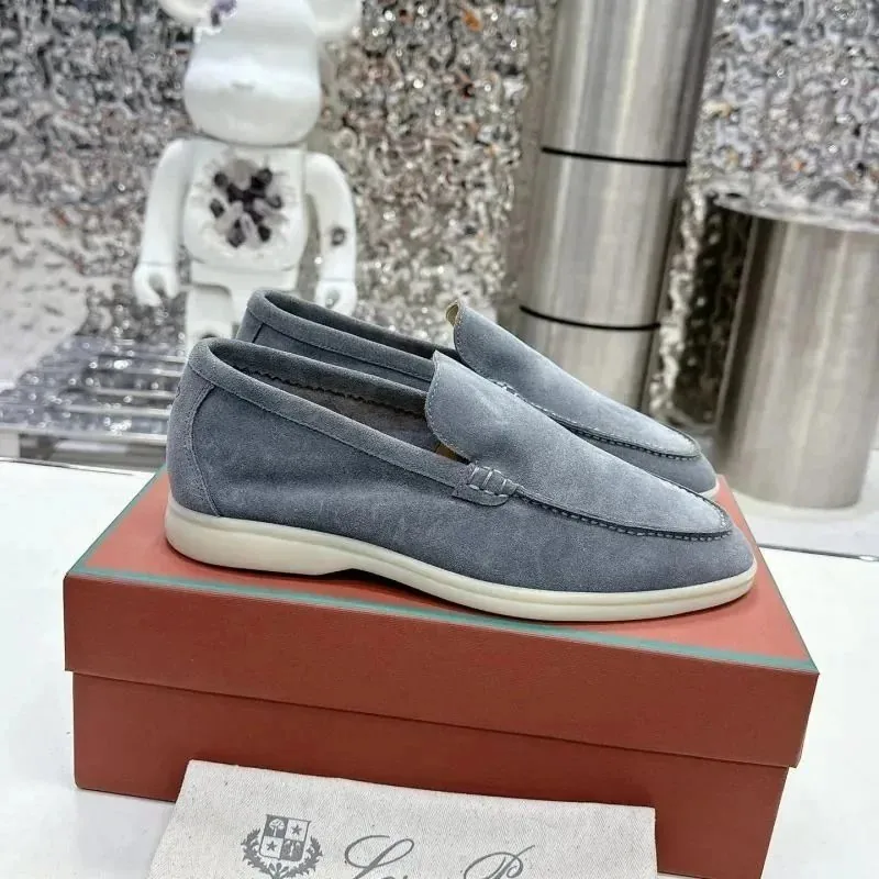 Loro Piana White Lace-Up Sneakers — QC