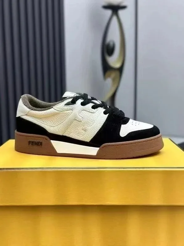 Fendi White Low-Top Skate Shoes — QC