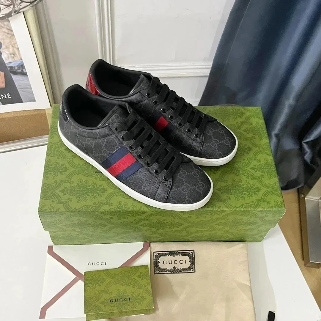 Gucci Ace Beige Retro Low-Tops — photo 9