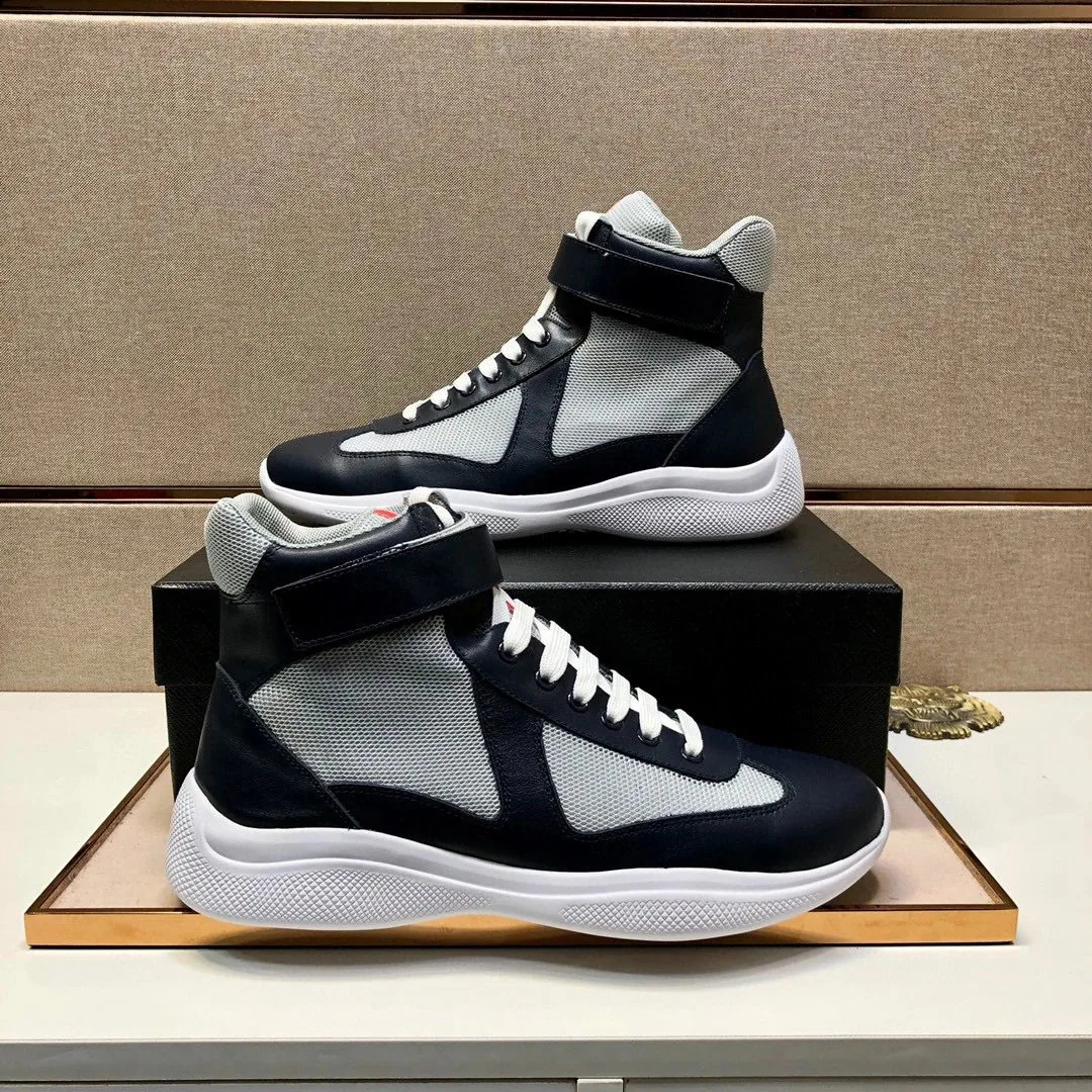 Prada Americas Cup Black Patent Sole Sneakers — photo 5