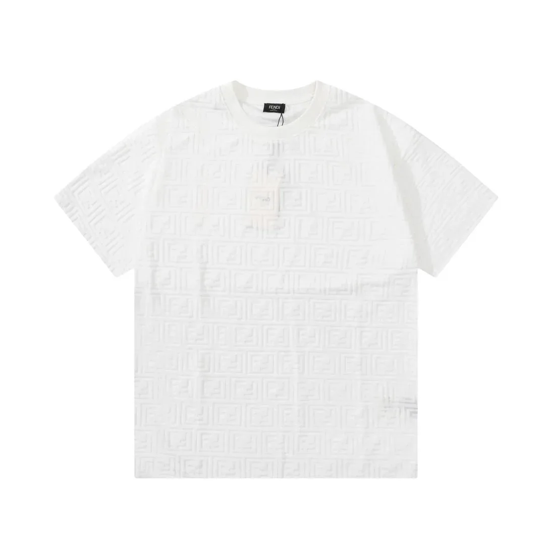 Fendi FF Monogram Print T-Shirt — Photo 6
