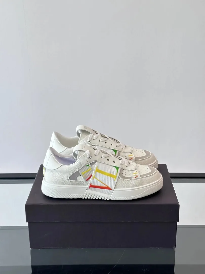 Valentino VL7N Grey Leather Loafers — Photo 13