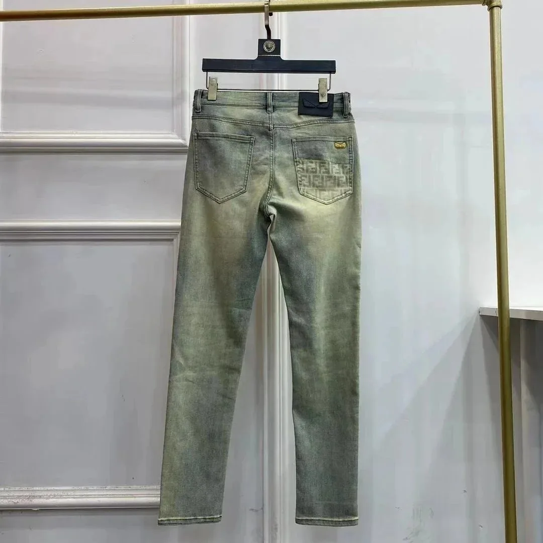 Fendi FF Logo Pocket Jeans — Photo 3