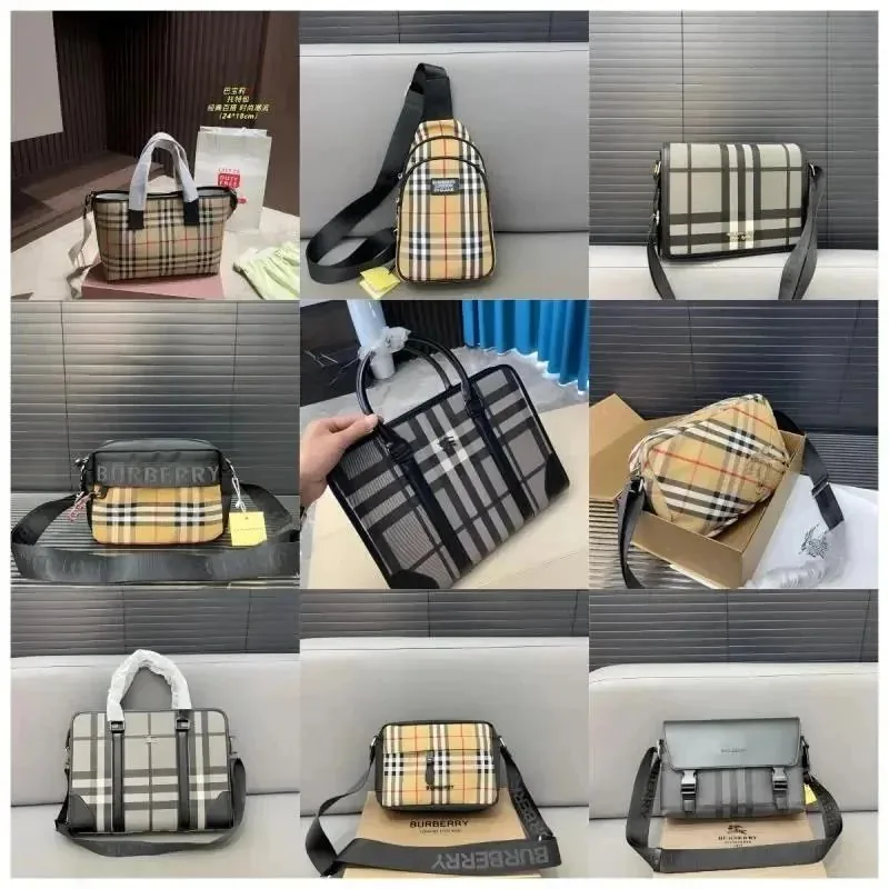 Plaid Business Handbag