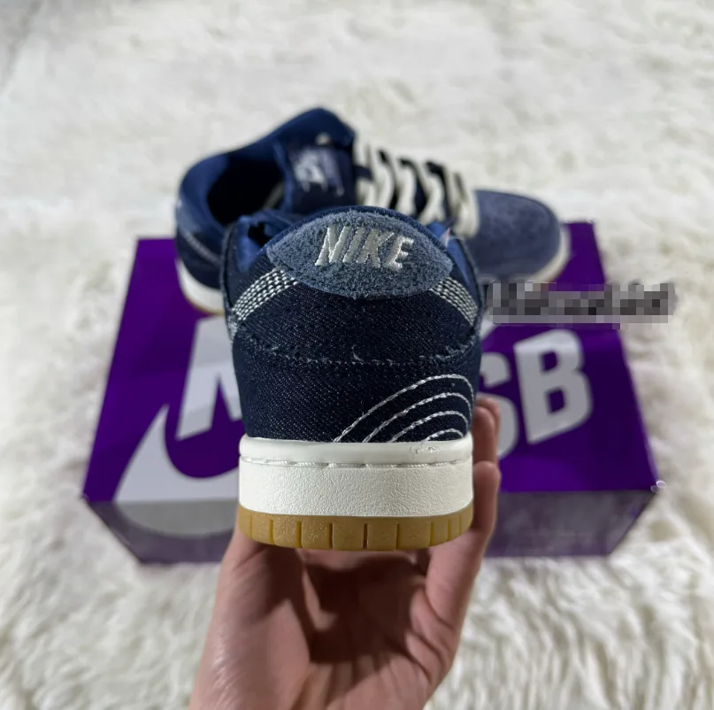 Nike Dunk Low Sashiko Stitched Sneakers — Photo 3