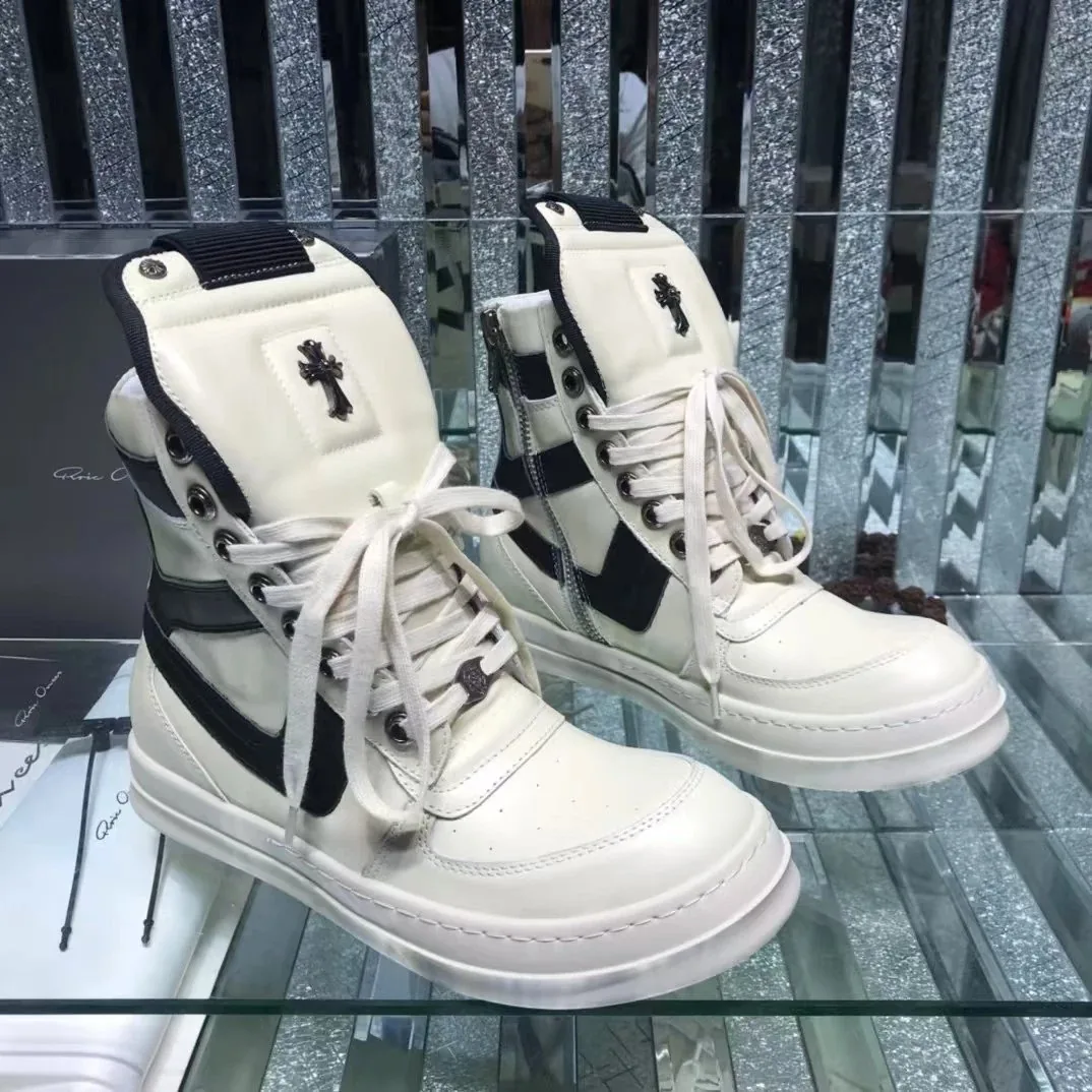 Chrome Hearts White Collab High-Top Sneakers — photo 10