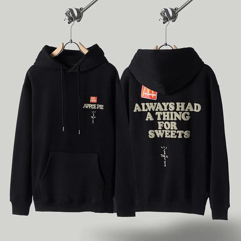 Fleece Hooded Hoodie And Pants Set — Photo 14