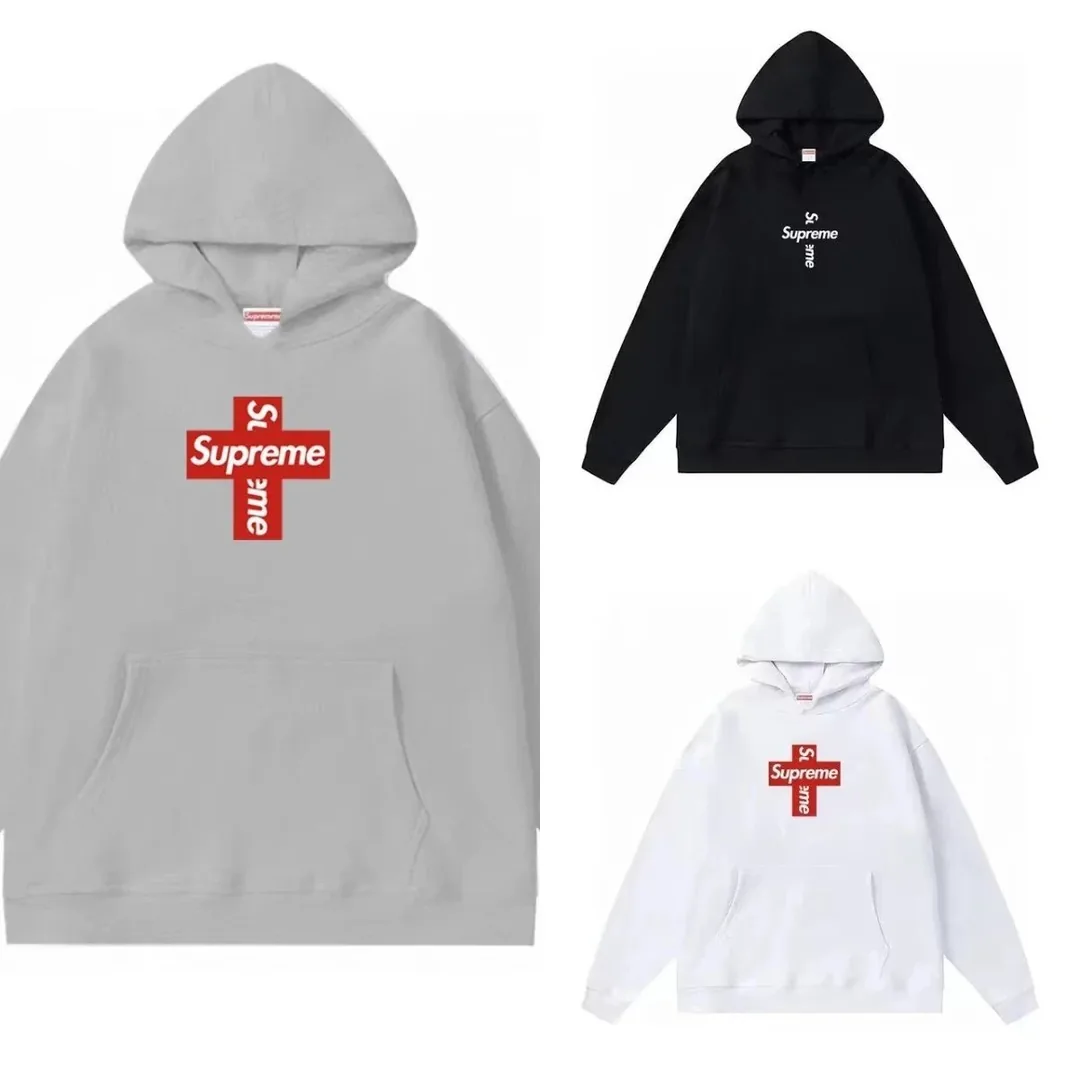 Supreme Cross Print Hoodie — Photo 3