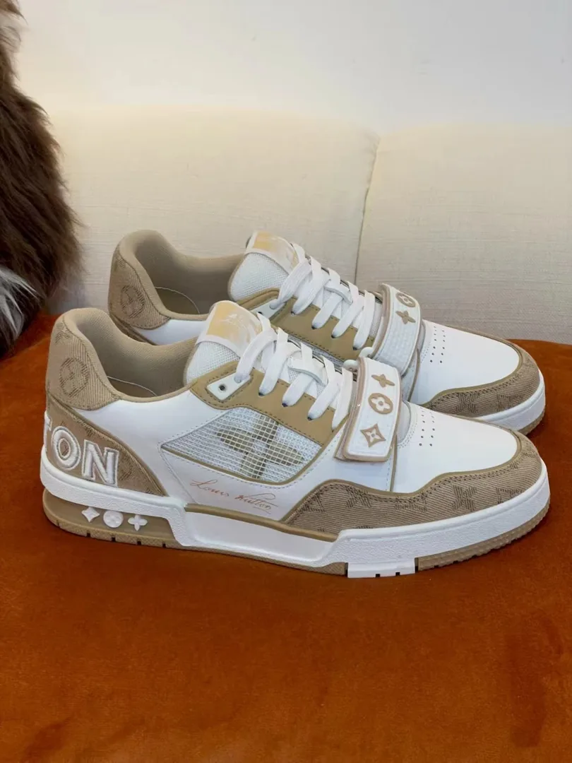 Louis Vuitton LV Trainer Black White Skate Shoes — photo 5