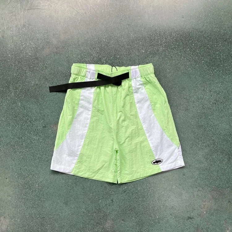 Mint Green Woven Shorts