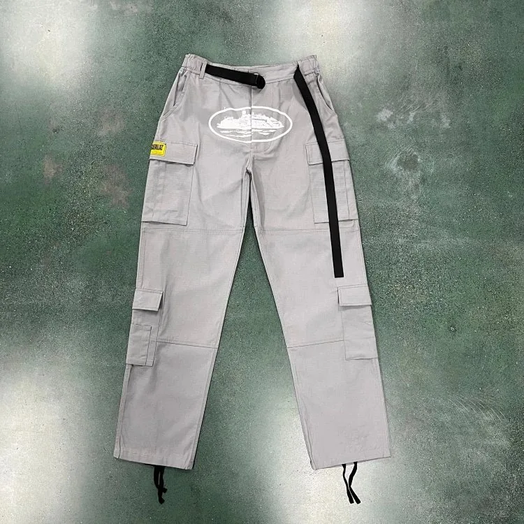 Stone Grey Cargo Pants