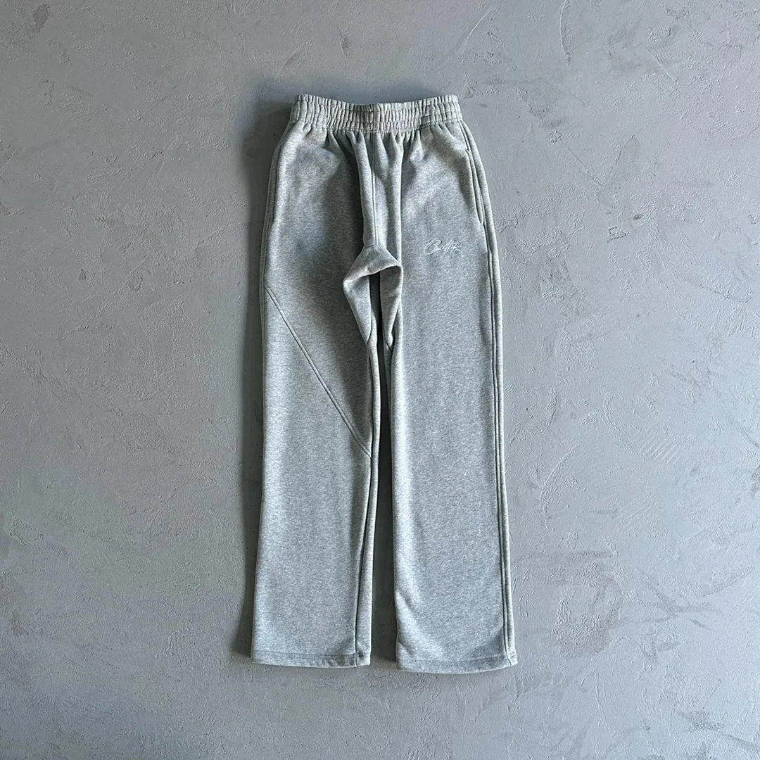Heather Grey Star Flare Pants