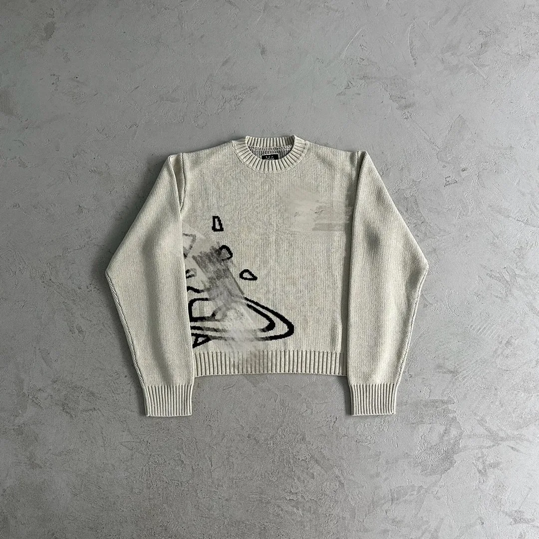 Broken Planet Saturn Embroidered Sweater