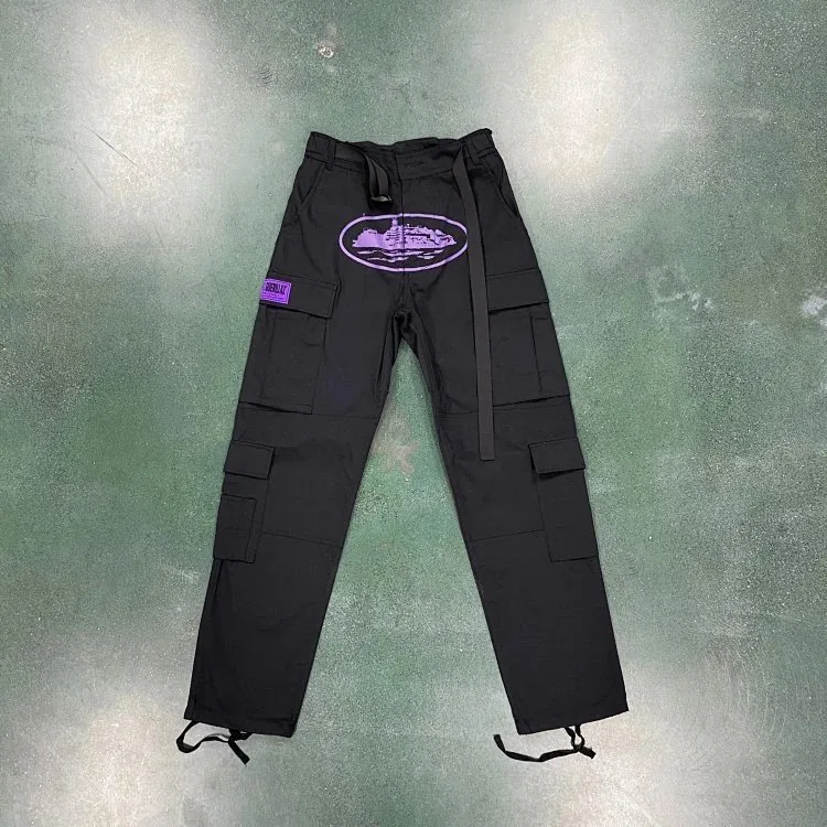 Purple Print Pants