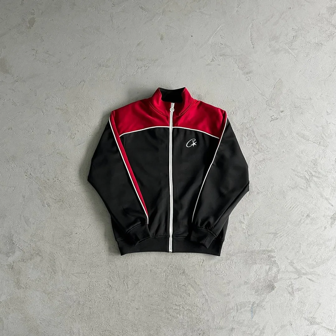 Red Trim Track Jacket
