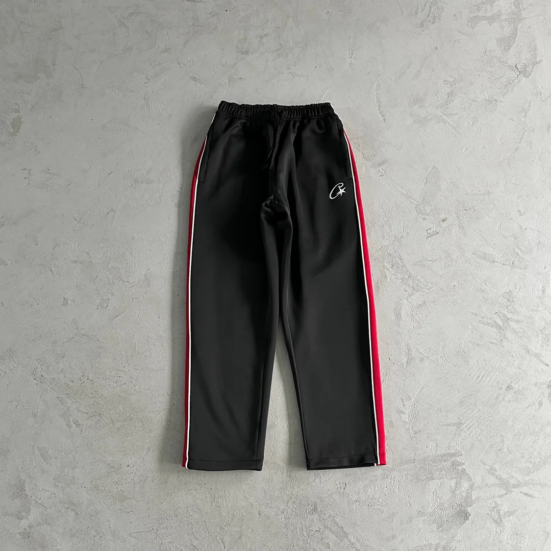 Red Trim Track Pants
