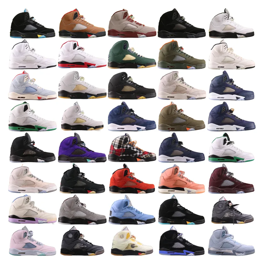 Air Jordan 5 Blue Sneakers
