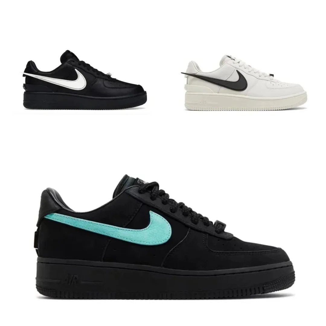 Nike Air Force 1 White Lace-Up Sneakers