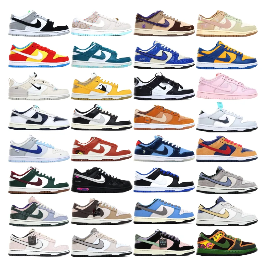 Nike Dunk Low Lace-Up Running Shoes