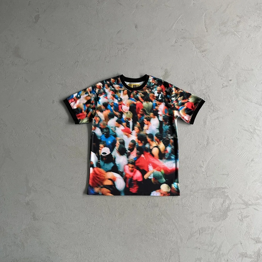 Crowd Print T-Shirt